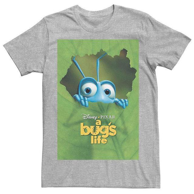 Disney / Pixars A Bugs Life Flik Mens Leaf Poster Tee Athletic Grey Product Image