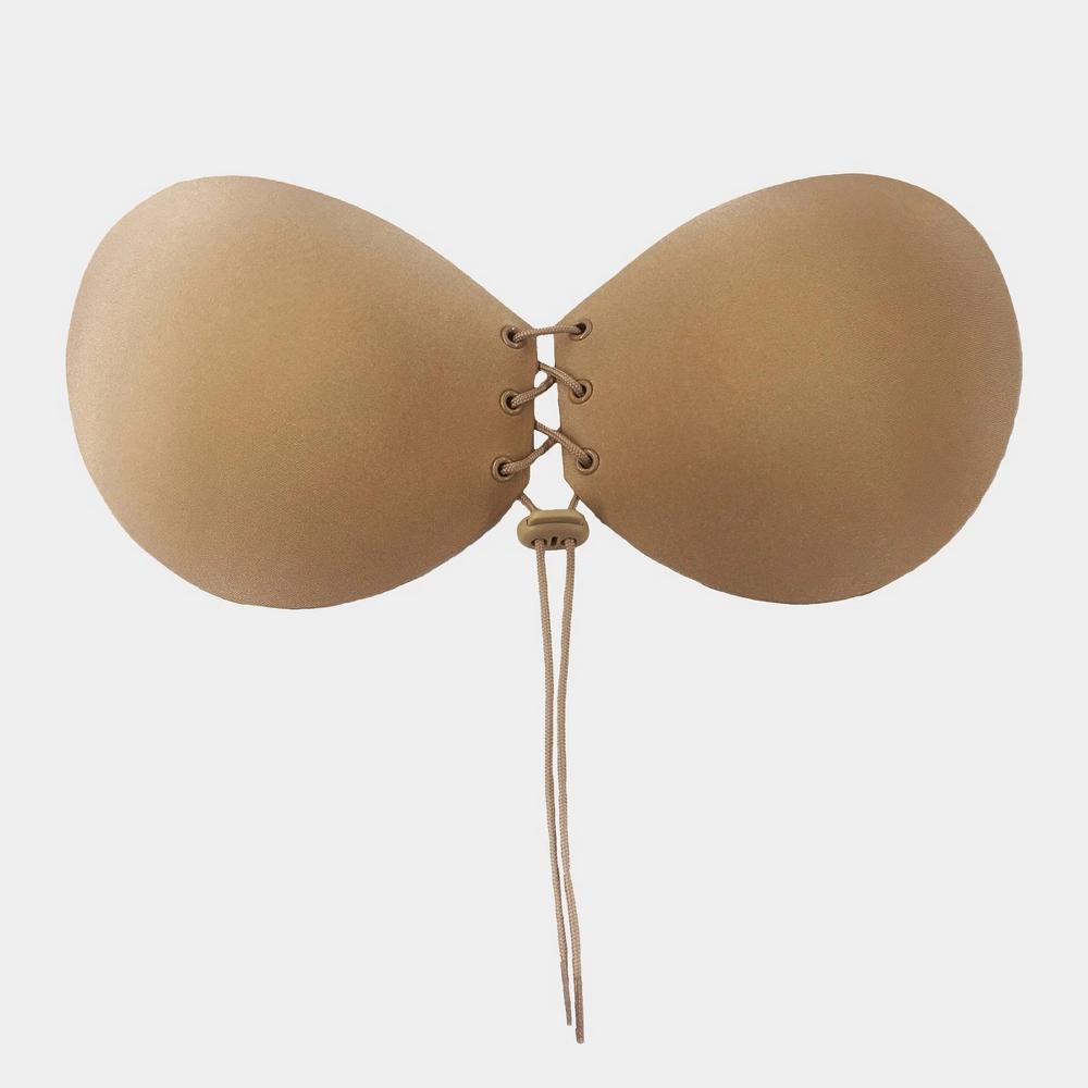 Maidenform Women's Lace-Up Adhesive Bra - Nude A Product Image