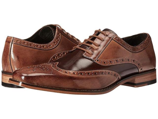 Stacy Adams Tinsley Wingtip Oxford Brown) Men's Lace up casual Shoes Product Image