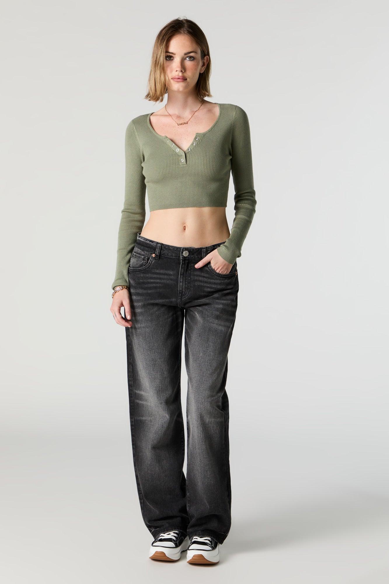 Black Washed Baggy Jean Female product image