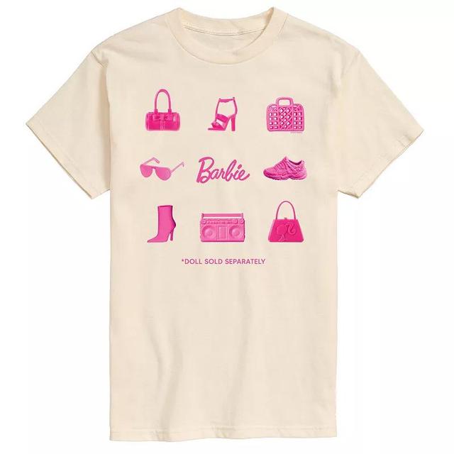 Mens Barbie Grid Doll Graphic Tee Product Image