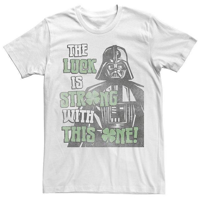 Mens Star Wars Darth Vader Strong Luck Saint Patricks Day Tee Product Image