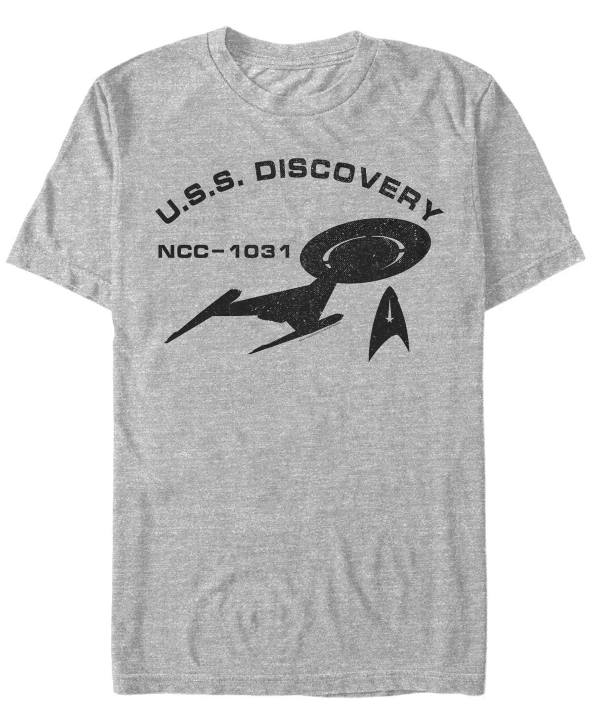 Mens Star TrekDiscovery U.S.S. Deep Space Tee Athletic Grey Product Image