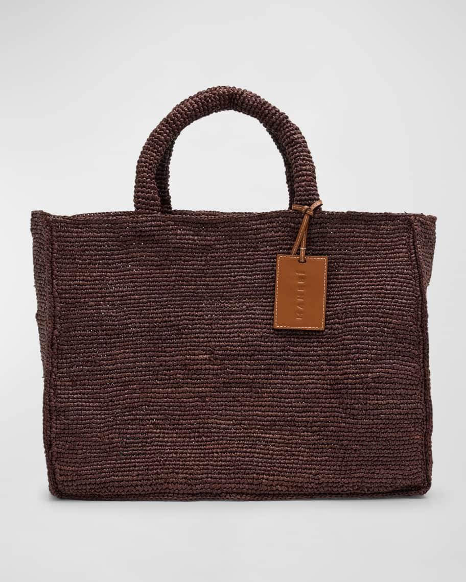 Sunset Large Raffia Tote Bag Product Image