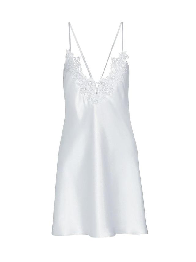 Womens Reine Satin Chemise Product Image