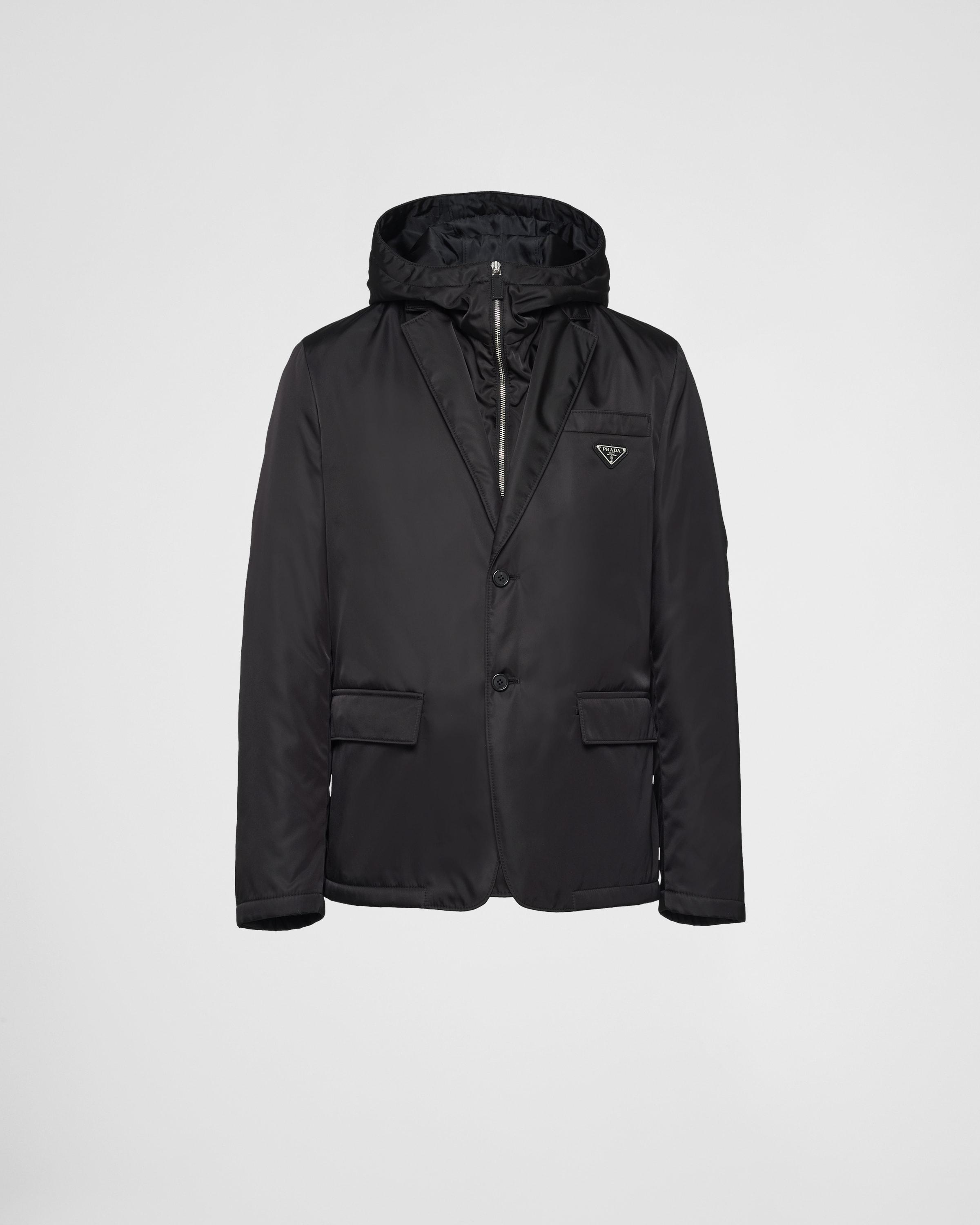 Single-breasted Re-Nylon jacket Product Image