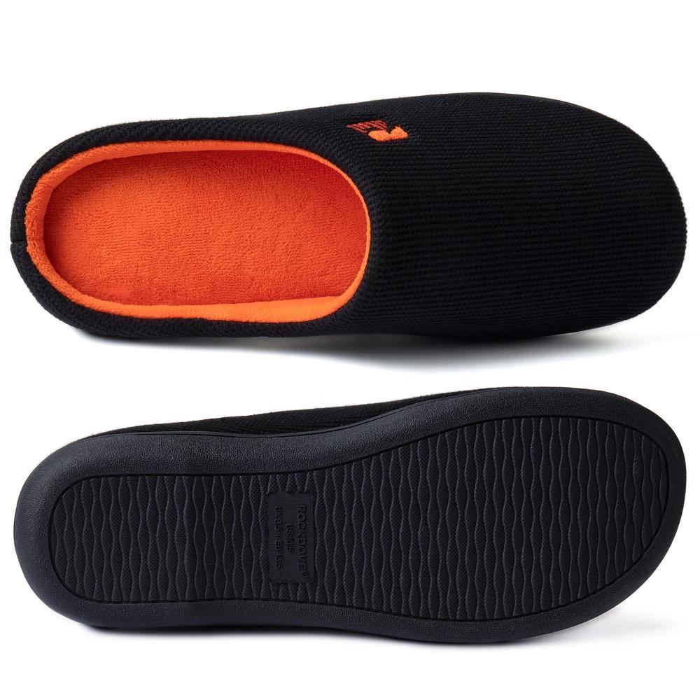 Men's Original Two-Tone Memory Foam Slipper, Size 11-12 US Men, Oriole Product Image