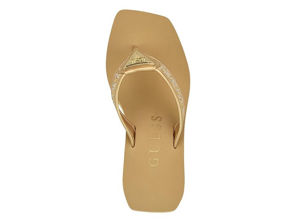 GUESS Demmey Platform Wedge Flip Flop Product Image