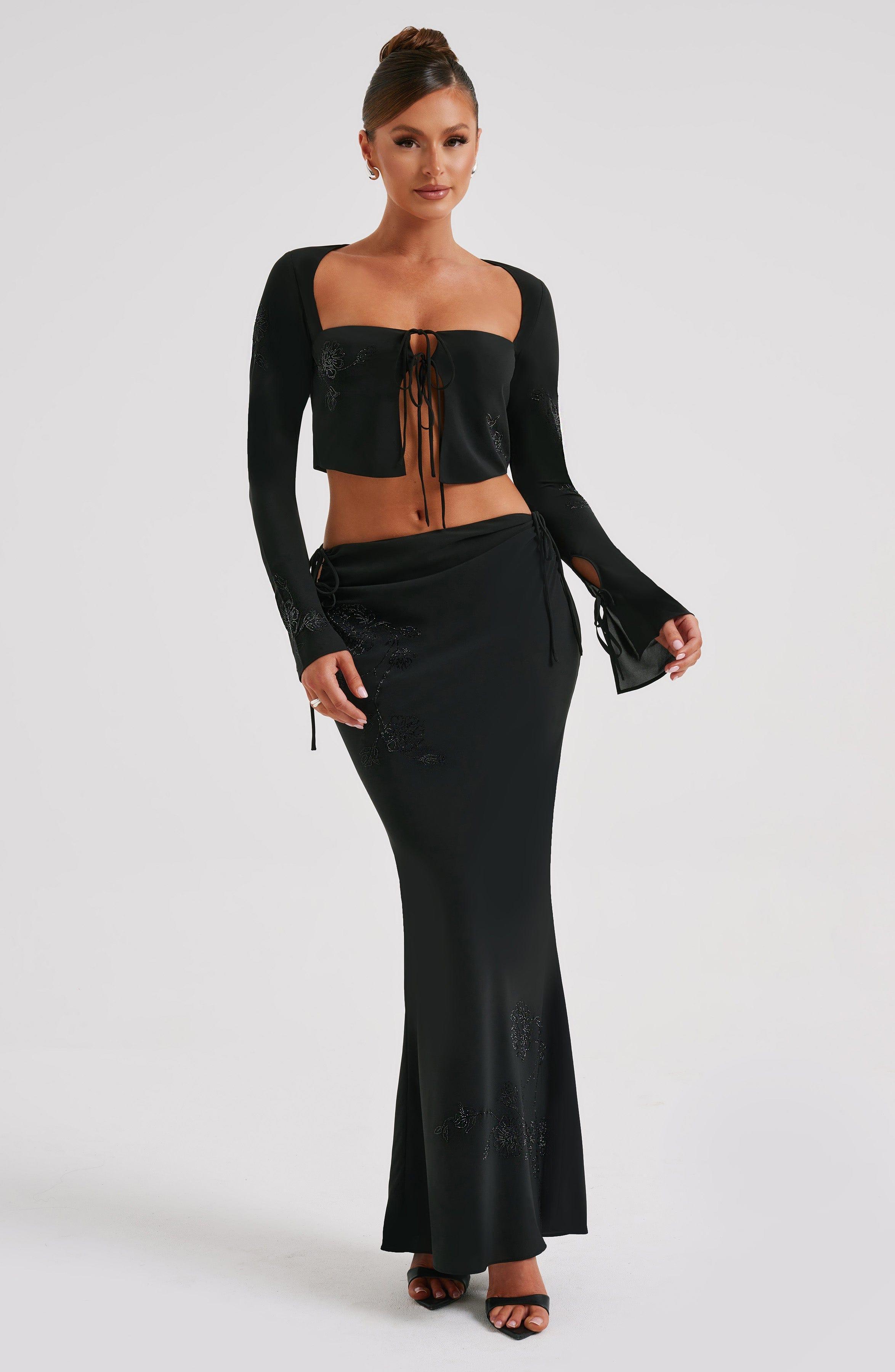 Tana Maxi Skirt - Black Product Image