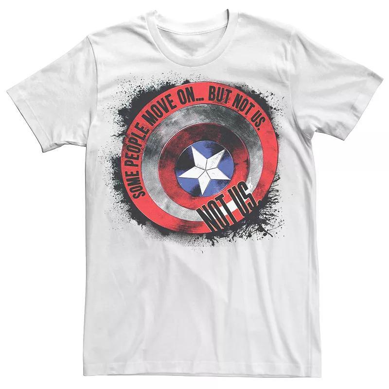 Mens Marvel Avengers: Endgame Captain America Shield Not Us Tee Product Image