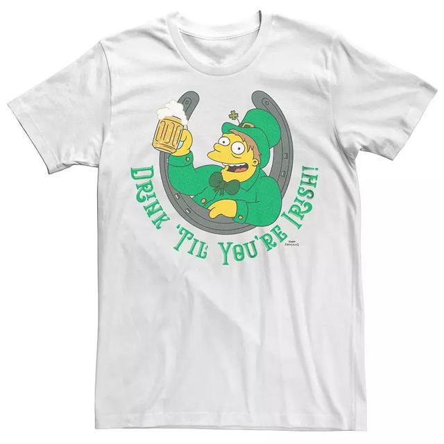 Big & Tall The Simpsons Irish Horseshoe Tee, Mens Product Image