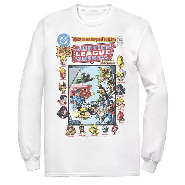 Mens DC Comics Justice League Of America Cover Tee Product Image