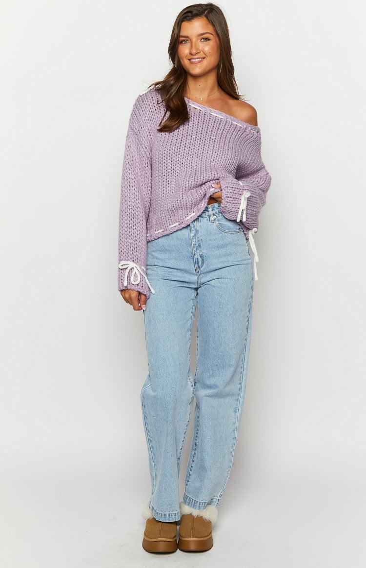 Bea Lilac Sweater Product Image