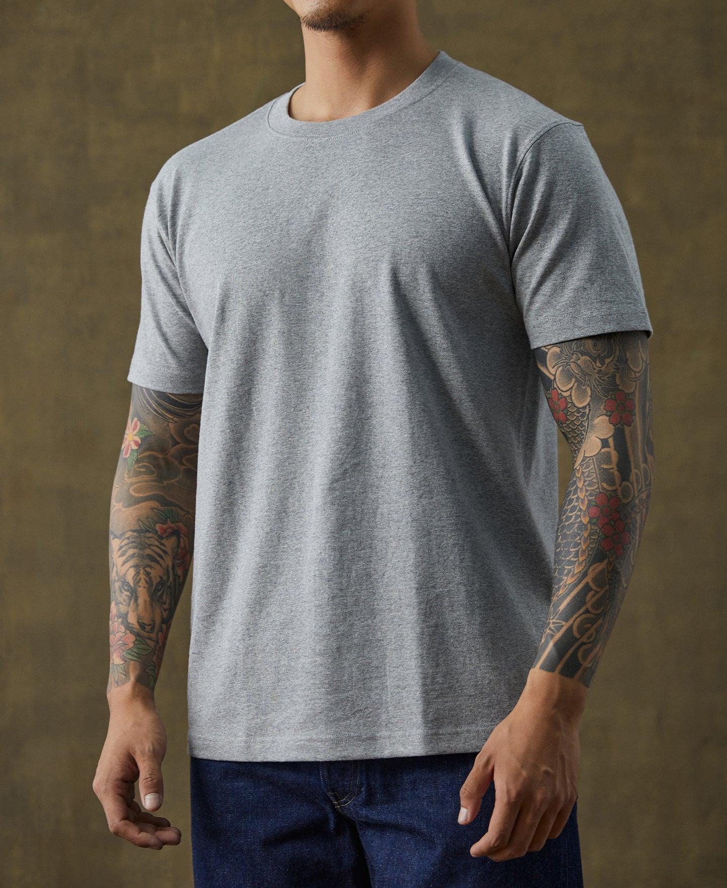 9 oz US Cotton Tubular T-Shirt - Gray Product Image