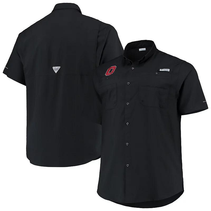 Mens Columbia Black Ohio State Buckeyes Big and Tall Tamiami Omni-Shade Button-Down Shirt Product Image