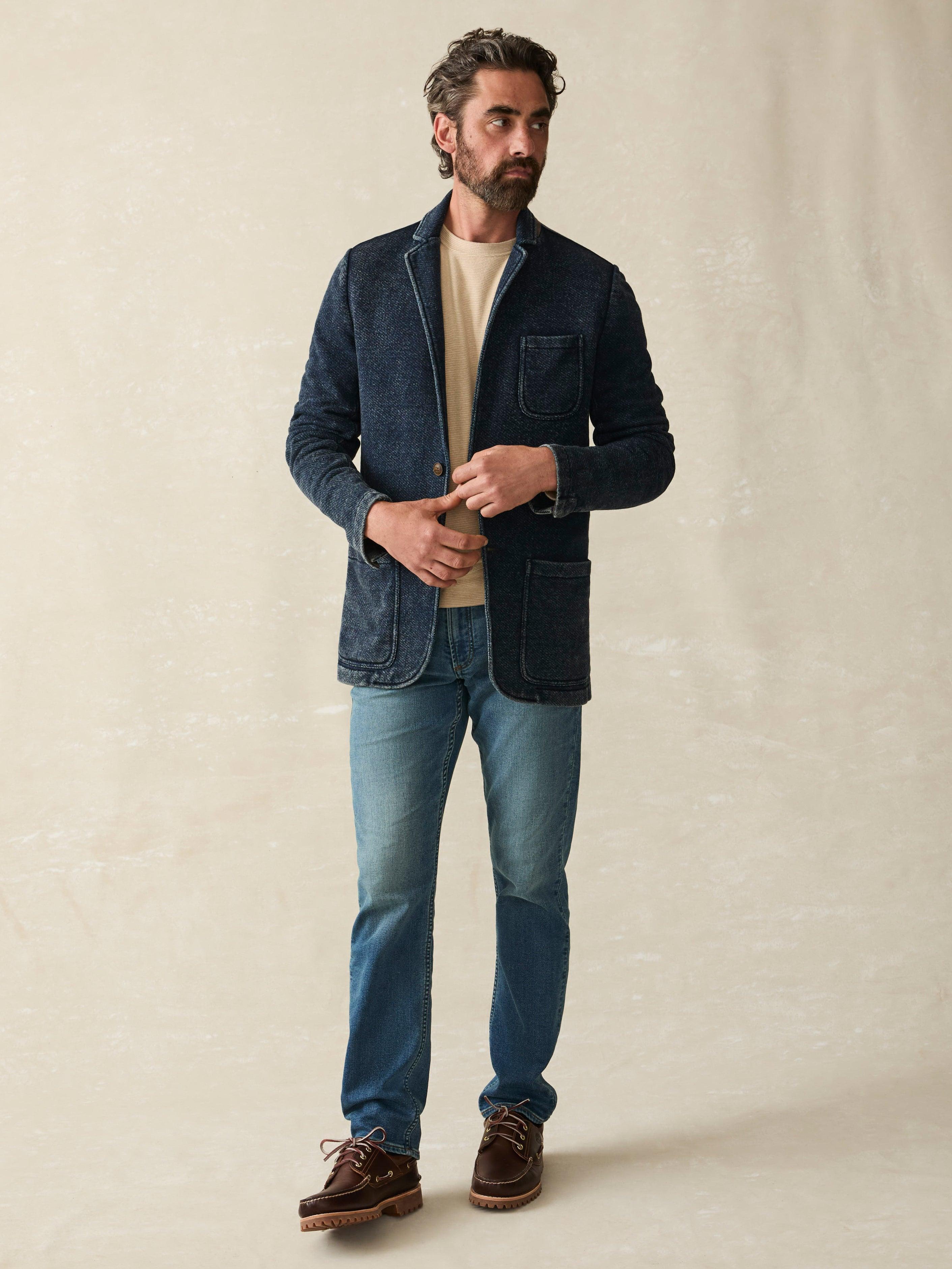 Inlet Knit Blazer - Hendricks Indigo Wash Male Product Image