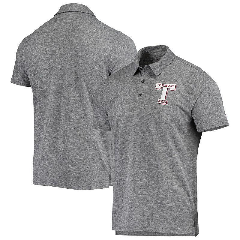 Mens Champion Charcoal Texas A&M Aggies Micro Mesh Polo Product Image