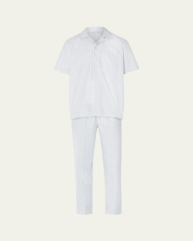 Mens Carl Cotton Short-Sleeve Pajama Set Product Image