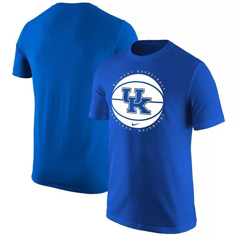 Mens Nike Royal Kentucky Wildcats Basketball Logo T-Shirt Product Image