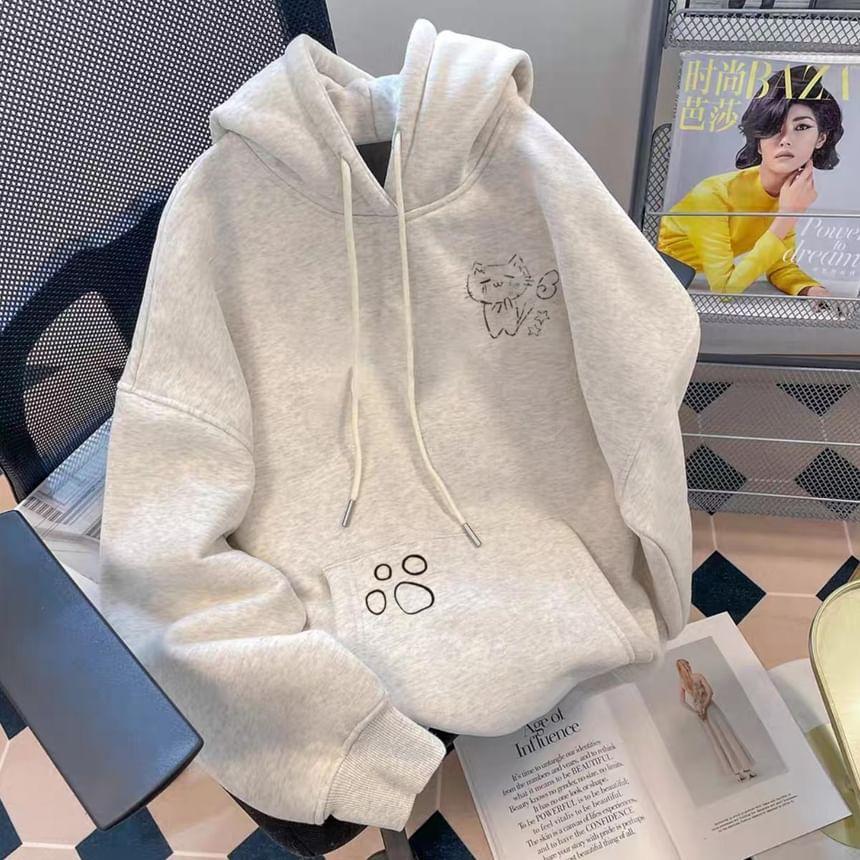 Couple Matching Cartoon Print Hoodie Product Image