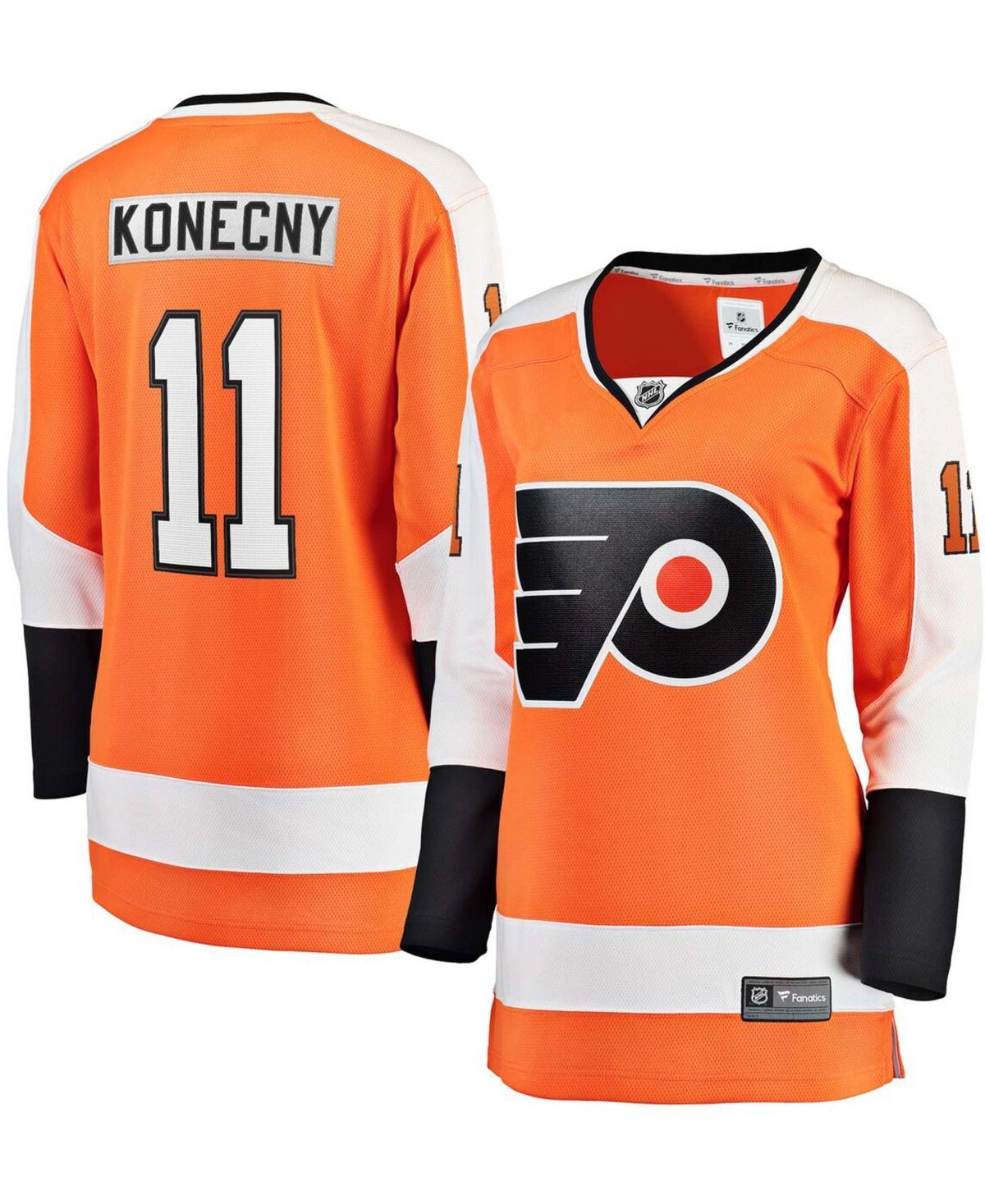 Womens Travis Konecny Orange Philadelphia Flyers Home Premier Breakaway Player Jersey - Orange Product Image