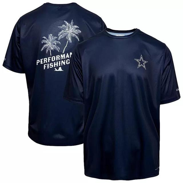 Mens Columbia Dallas Cowboys Terminal Tackle Performance Fishing Omni-Shade T-Shirt Blue Product Image