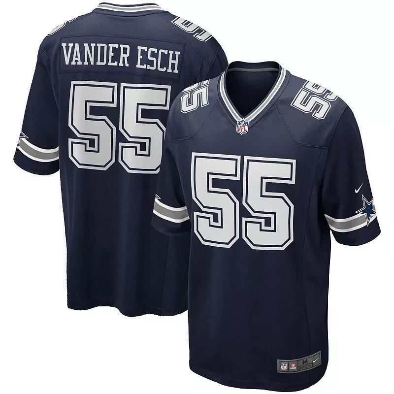 Mens Nike Leighton Vander Esch Dallas Cowboys Team Game Jersey Blue Product Image