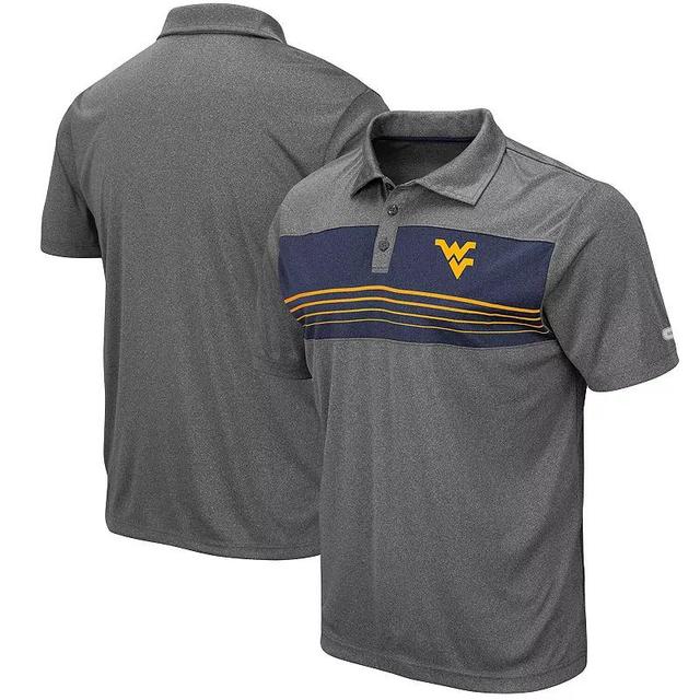 Mens Colosseum Heathered Charcoal West Virginia Mountaineers Smithers Polo Product Image