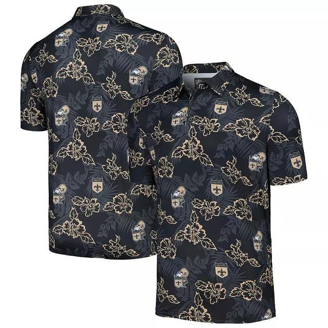 Mens Reyn Spooner New Orleans Saints Throwback Pua Performance Polo Product Image