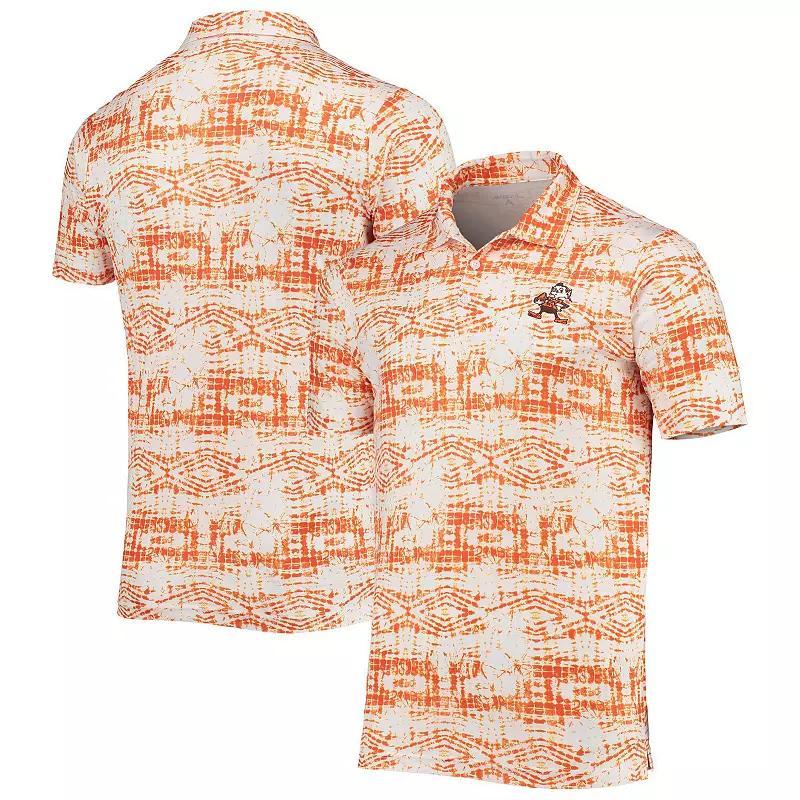 Mens Antigua Cleveland Browns Vivid Polo Product Image