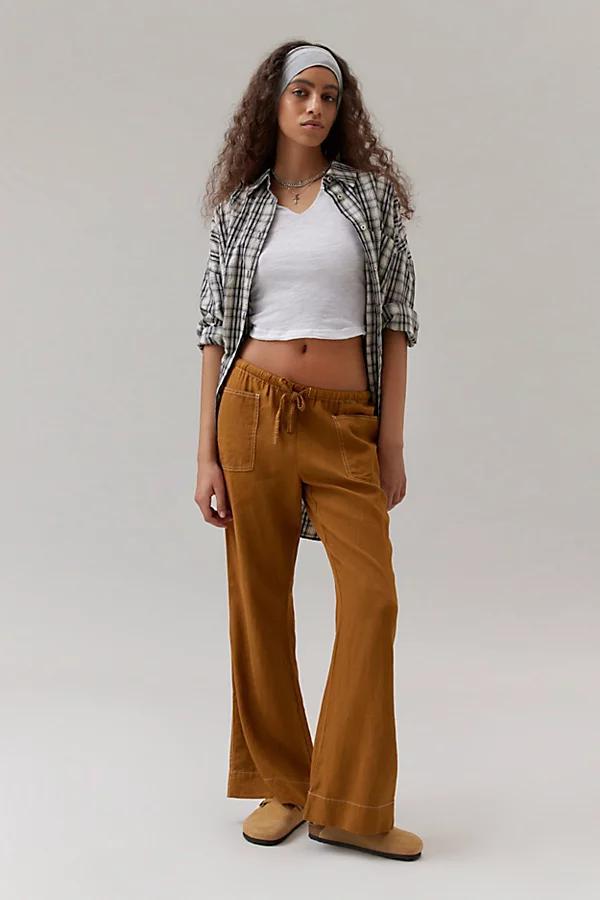 Urban Outfitters UO Amelie Linen Pant Womens at Urban Outfitters Product Image