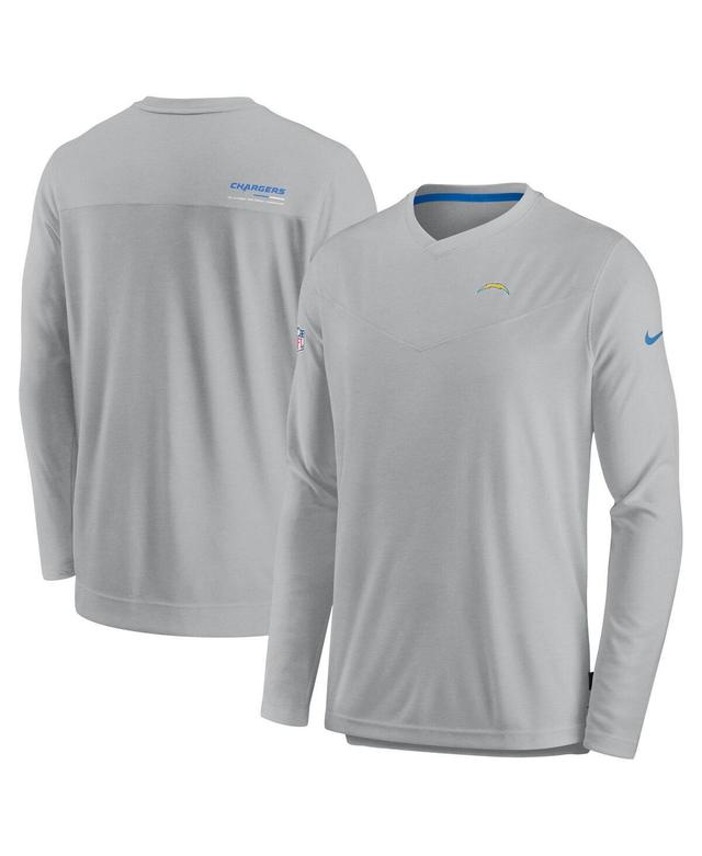 Mens Nike Neon Green Seattle Seahawks 2022 Sideline Coach Chevron Lock Up Performance Long Sleeve T-shirt Product Image