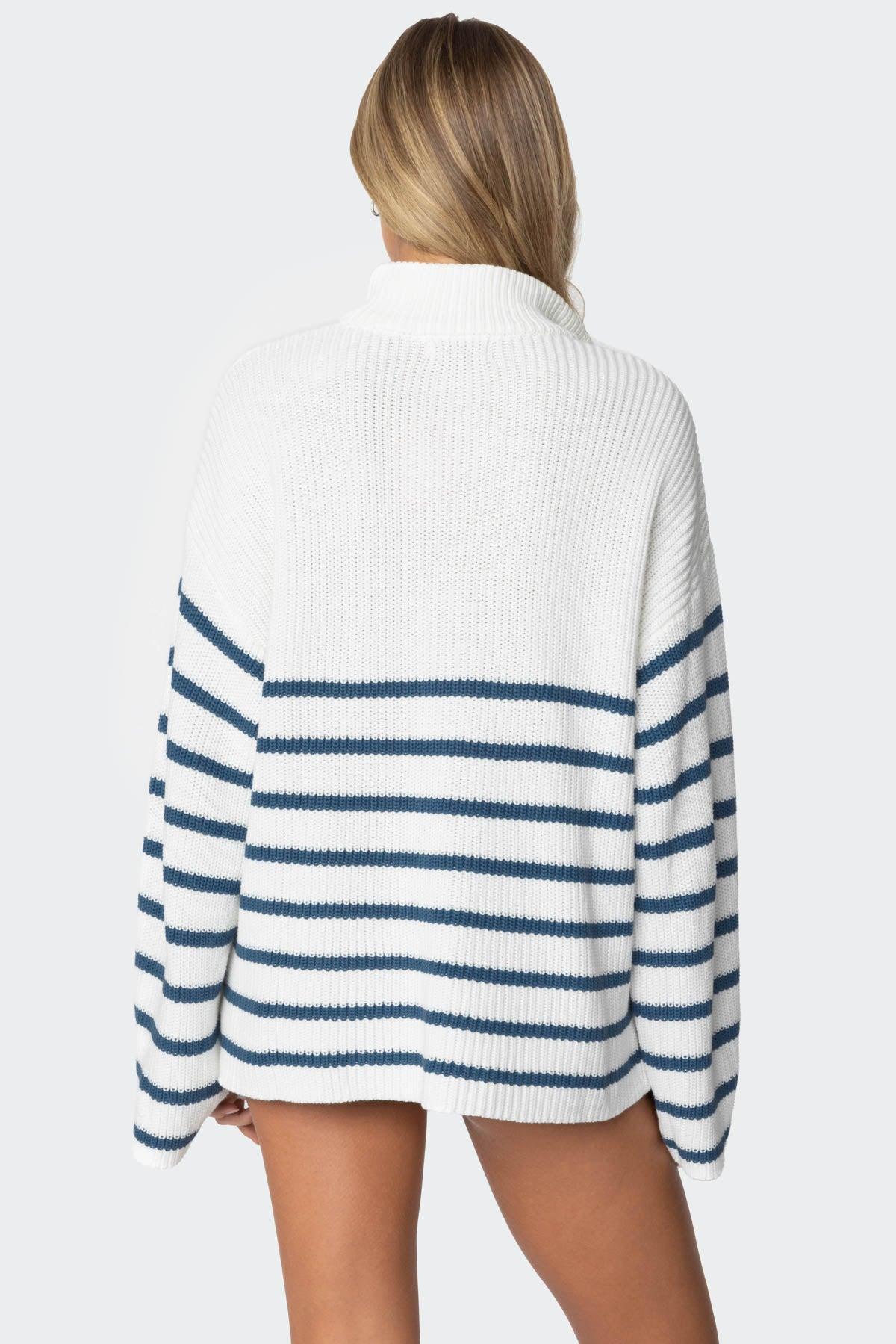 Oversized Quarter Zip Sweater Product Image