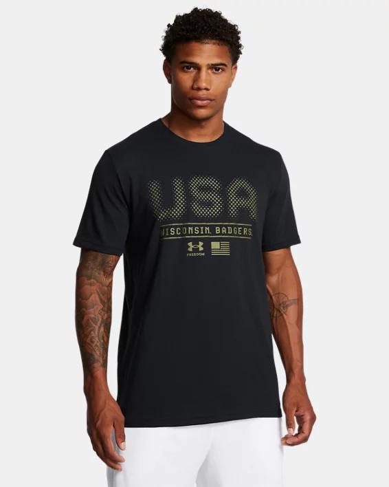 Men's UA Performance Cotton Collegiate T-Shirt Product Image