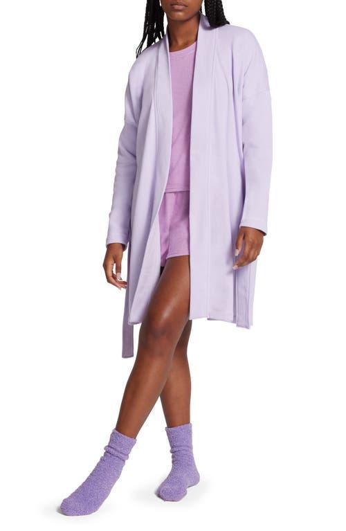 UGG Braelyn II Solid Knit Fleece Short Wrap Cozy Robe Product Image