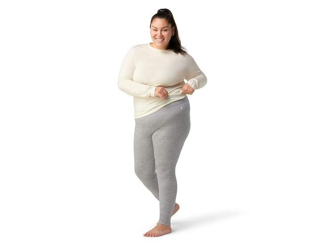 Smartwool Plus Size Classic All-Season Merino Base Layer Bottoms (Light Heather) Women's Clothing Product Image