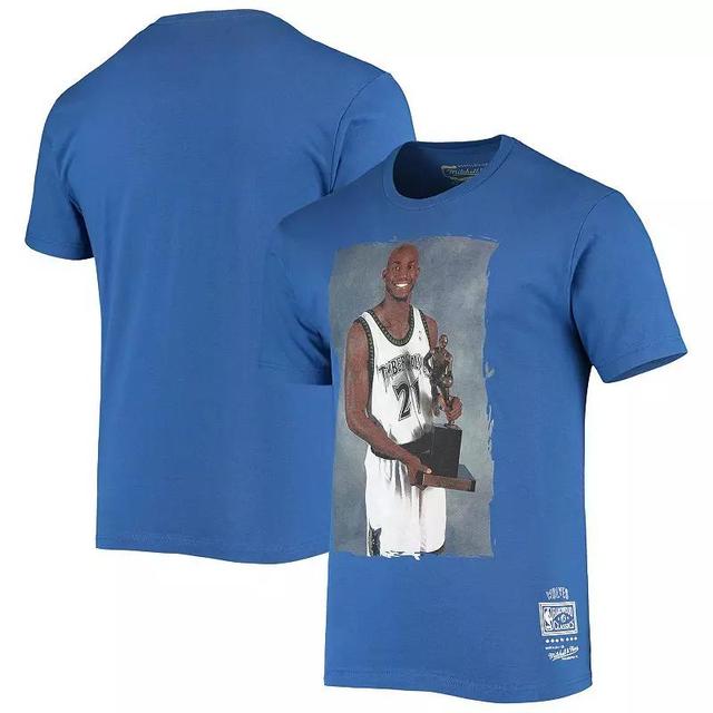 Mens Kevin Garnett Blue Minnesota Timberwolves Hardwood Classics Hall Of Fame Class Of 2020 T-shirt Product Image