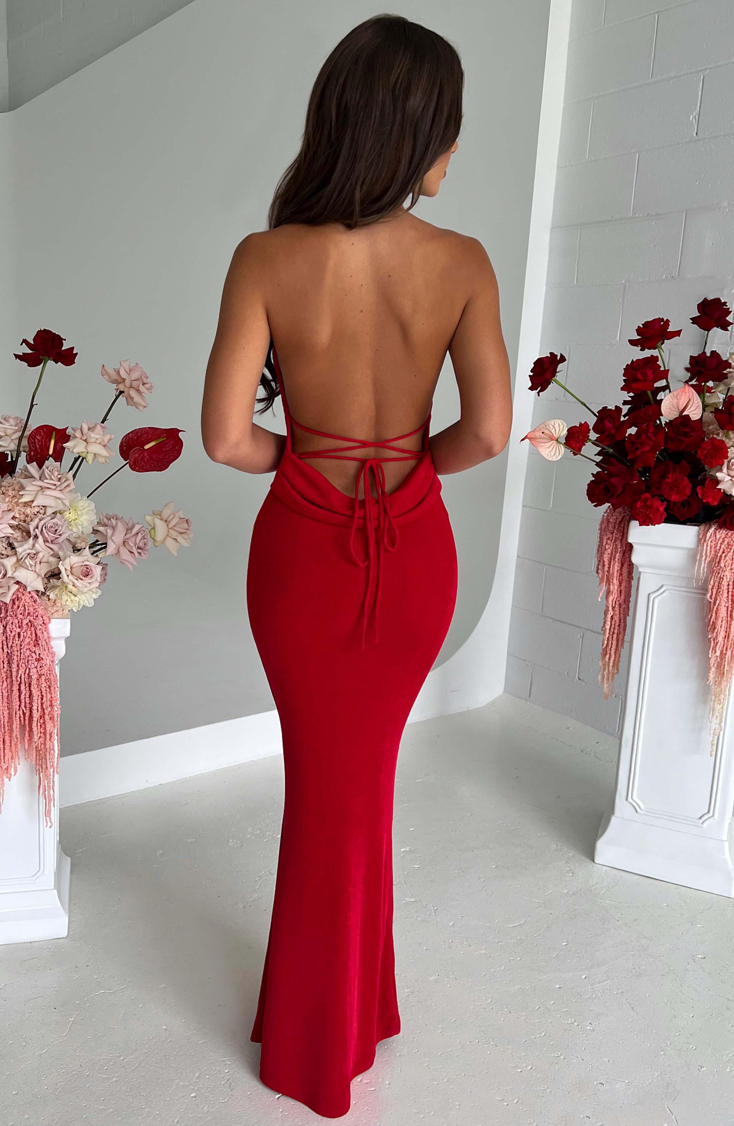 Talisa Maxi Dress - Red Product Image