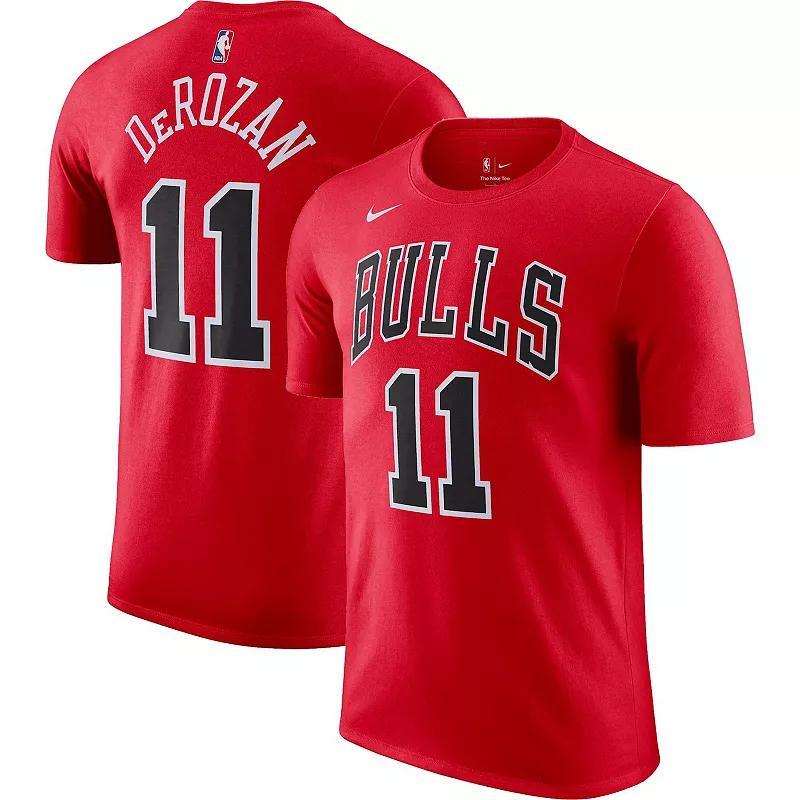 Mens Nike DeMar DeRozan Chicago Bulls Icon 2022/23 Name & Number T-Shirt Product Image