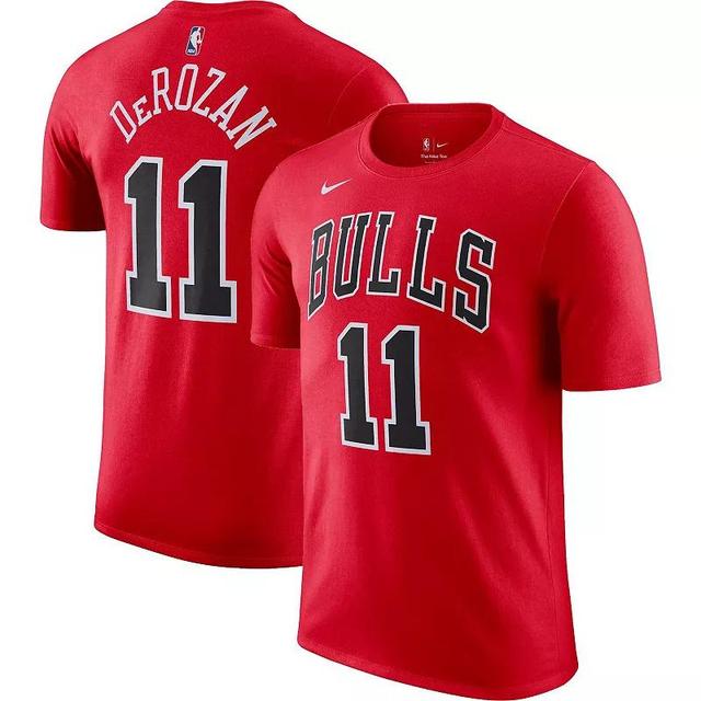 Mens Nike DeMar DeRozan Chicago Bulls Icon 2022/23 Name & Number T-Shirt Product Image