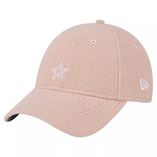 Womens New Era Pink Dallas Cowboys Cozy 9FORTY Adjustable Hat Product Image