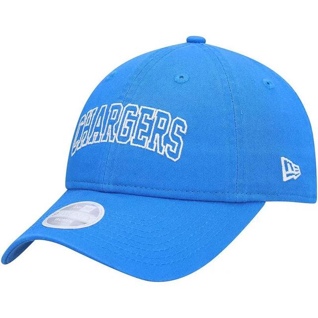 Womens New Era Powder Blue Los Angeles Chargers Collegiate 9TWENTY Adjustable Hat Product Image