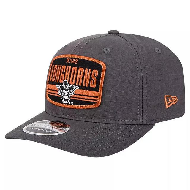 Mens New Era Charcoal Texas Longhorns Team Elevated 9SEVENTY Stretch-Snap Adjustable Hat Product Image