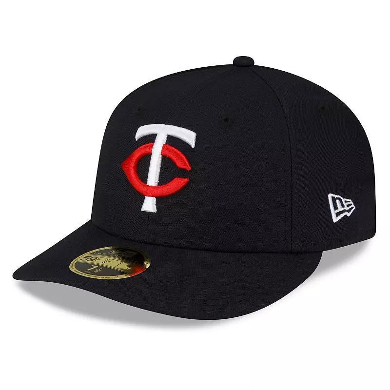 Mens New Era  Navy Minnesota Twins 2023 Authentic Collection Low Profile  Home 59FIFTY Fitted Hat Product Image