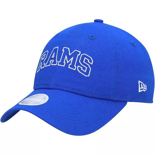 Womens New Era Royal Los Angeles Rams Collegiate 9TWENTY Adjustable Hat Product Image