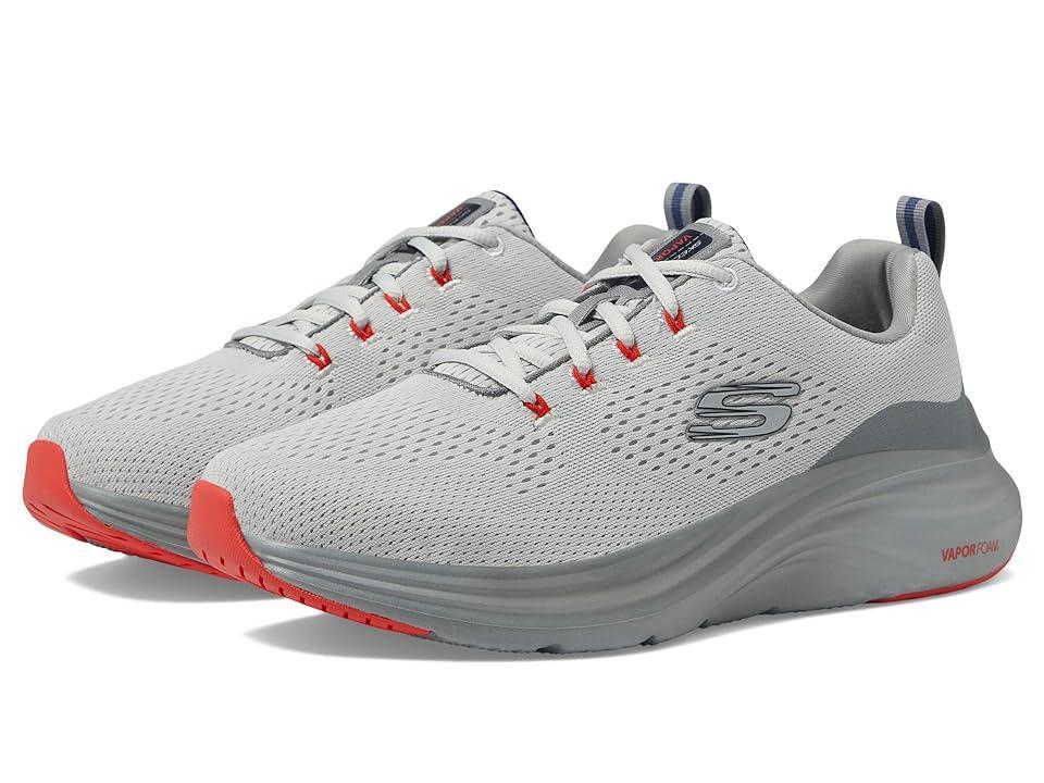 SKECHERS Vapor Foam (Gray/Orange) Men's Shoes Product Image