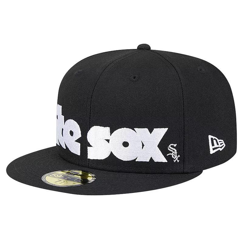 Mens New Era Chicago White Sox Checkered Undervisor 59FIFTY Fitted Hat Product Image