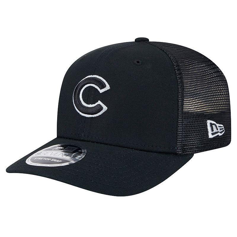 Mens New Era Chicago Cubs Canvas 9SEVENTY COOLERA Stretch-Snap Hat Product Image