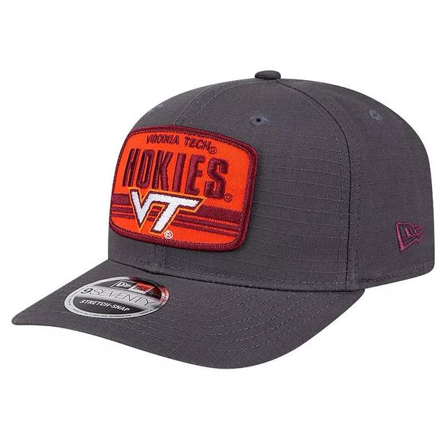 Mens New Era Charcoal Virginia Tech Hokies Team Elevated 9SEVENTY Adjustable Hat Product Image