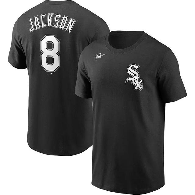 Mens Nike Bo Jackson Chicago White Sox Cooperstown Collection Name & Number T-Shirt Product Image